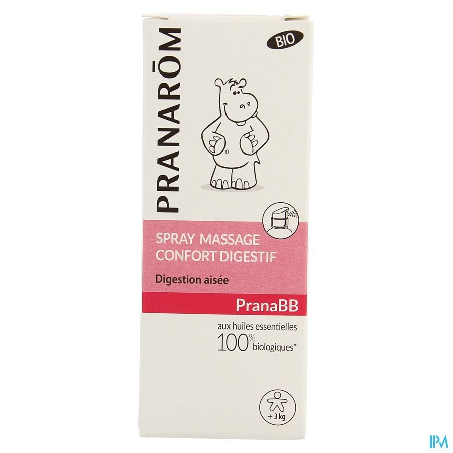 Pranabb Huile Massage Confort Digestif 15ml