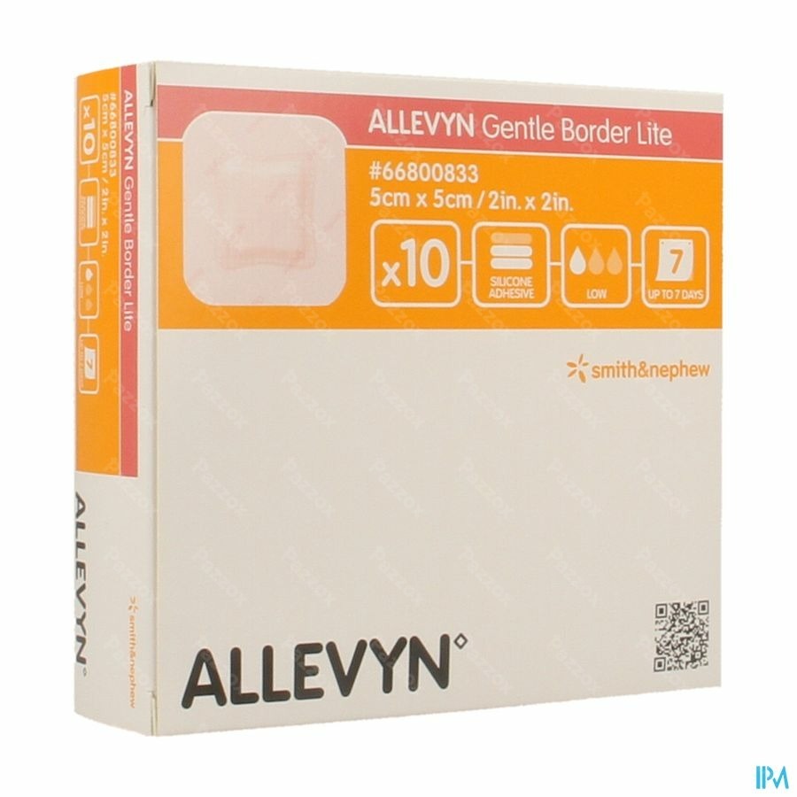Allevyn Gentle Border Lite 5,0x 5,0cm 10 66800833