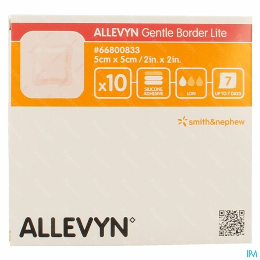 Allevyn Gentle Border Lite 5,0x 5,0cm 10 66800833