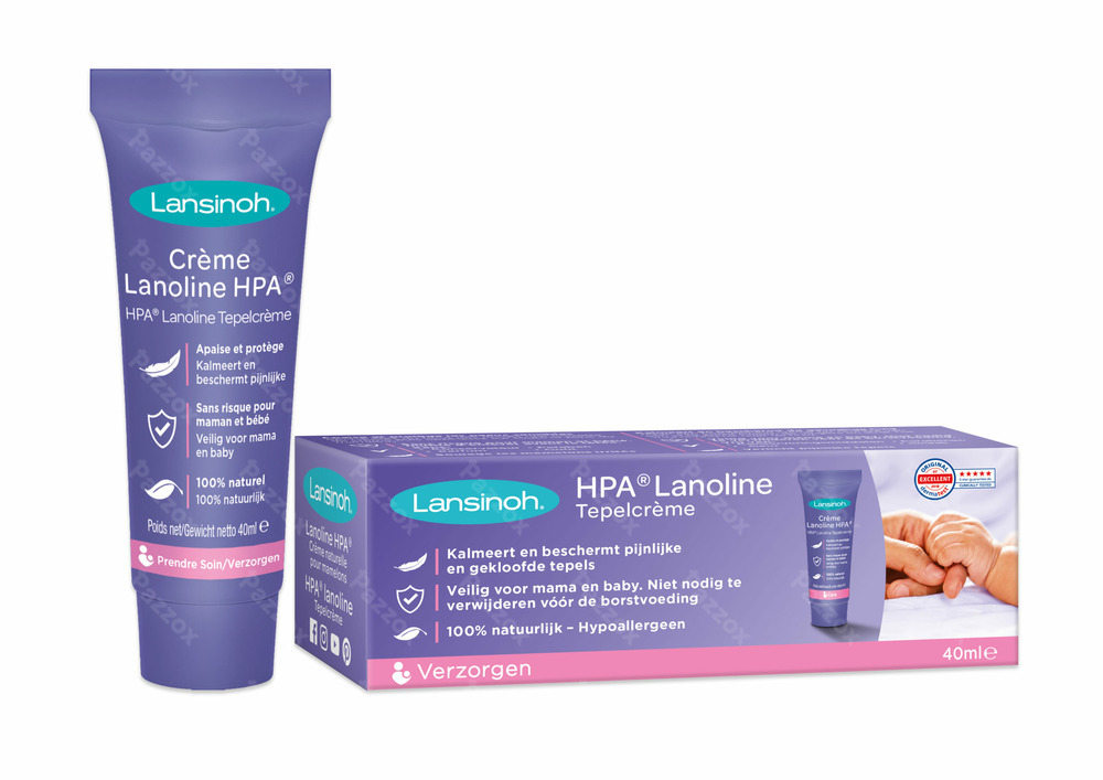 Lansinoh Creme Mamelon HPA Lanoline 40ml;