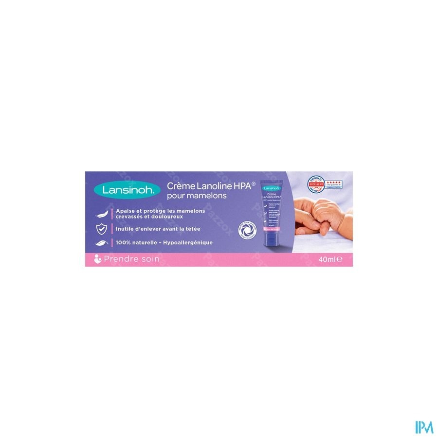 LANSINOH Crème HPA® Lanoline crème protectrice allaitement tube