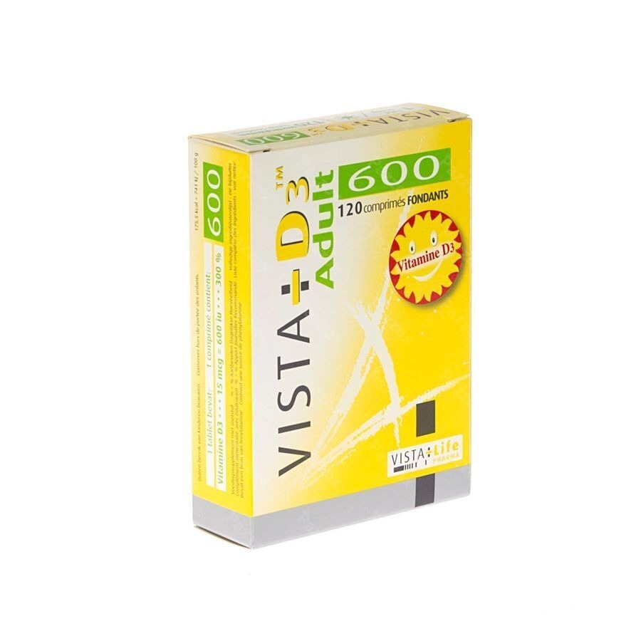 Vista-D3 600 UI 120 Comprimés Fondants