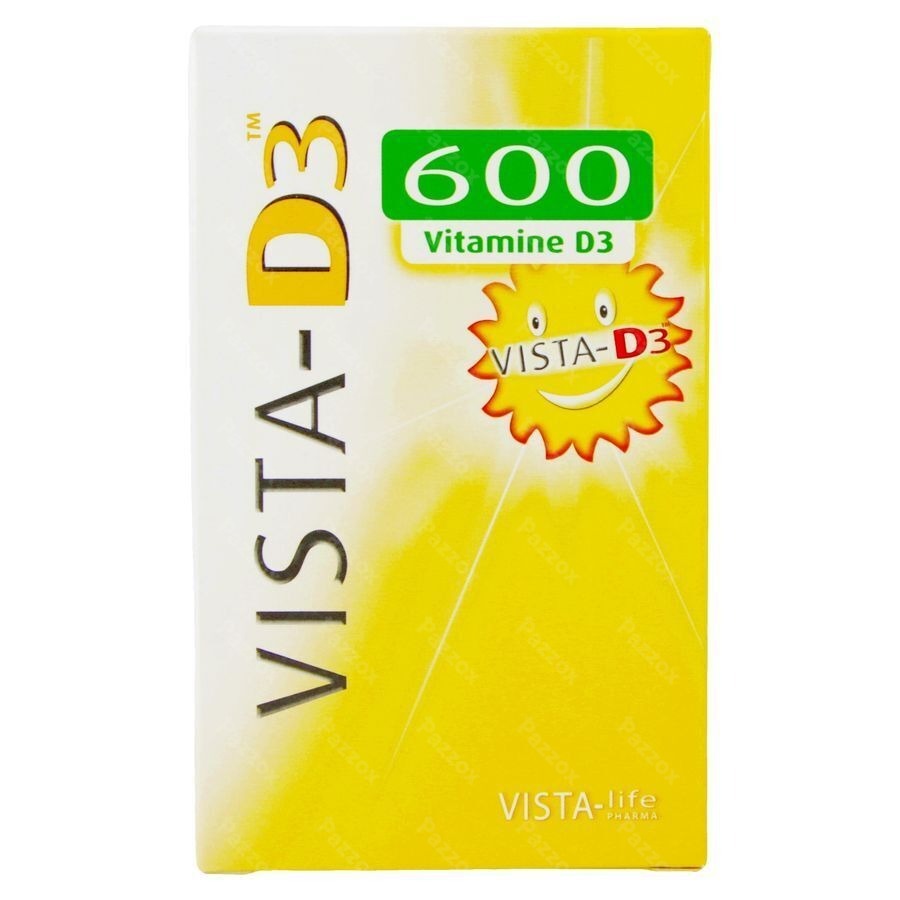 Vista-D3 600 UI 120 Comprimés Fondants