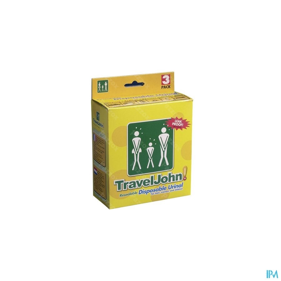 Travel John Urinal 3x800ml