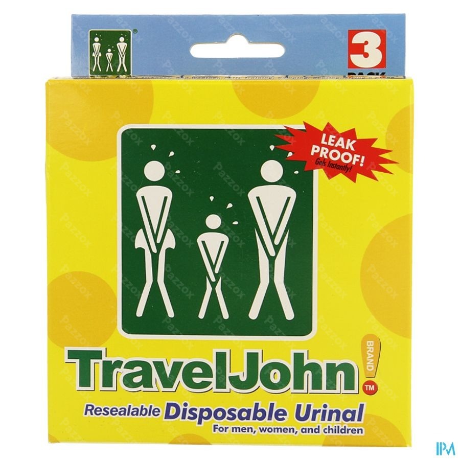 Travel John Urinal 3x800ml