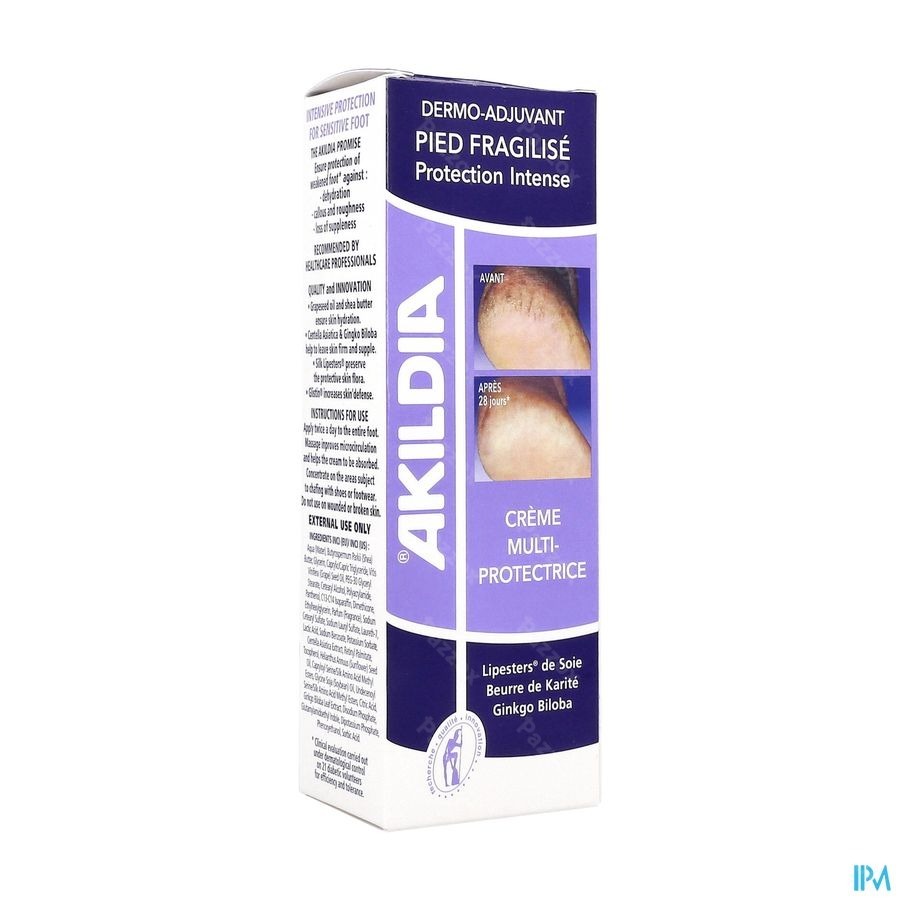 Akileïne Akildia Crème Pieds Diabetisch 75ml 103501