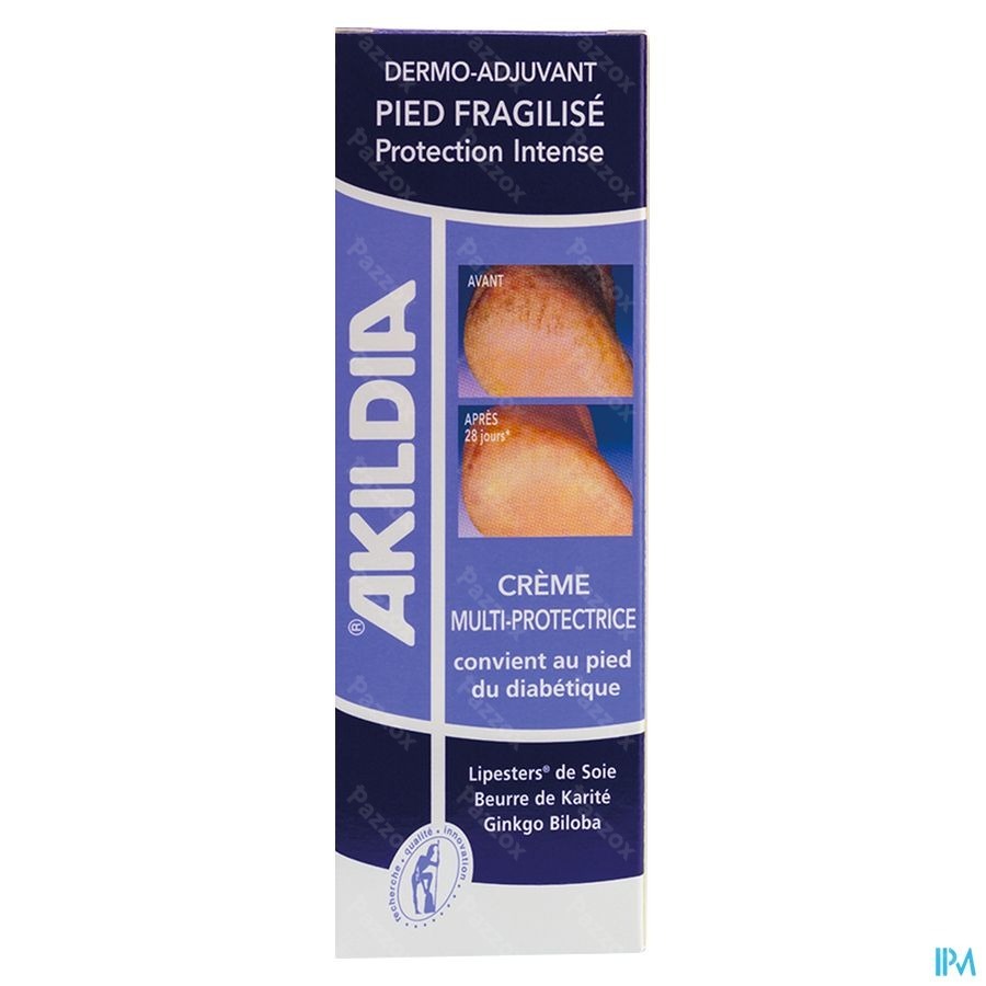 Akileïne Akildia Crème Pieds Diabetisch 75ml 103501