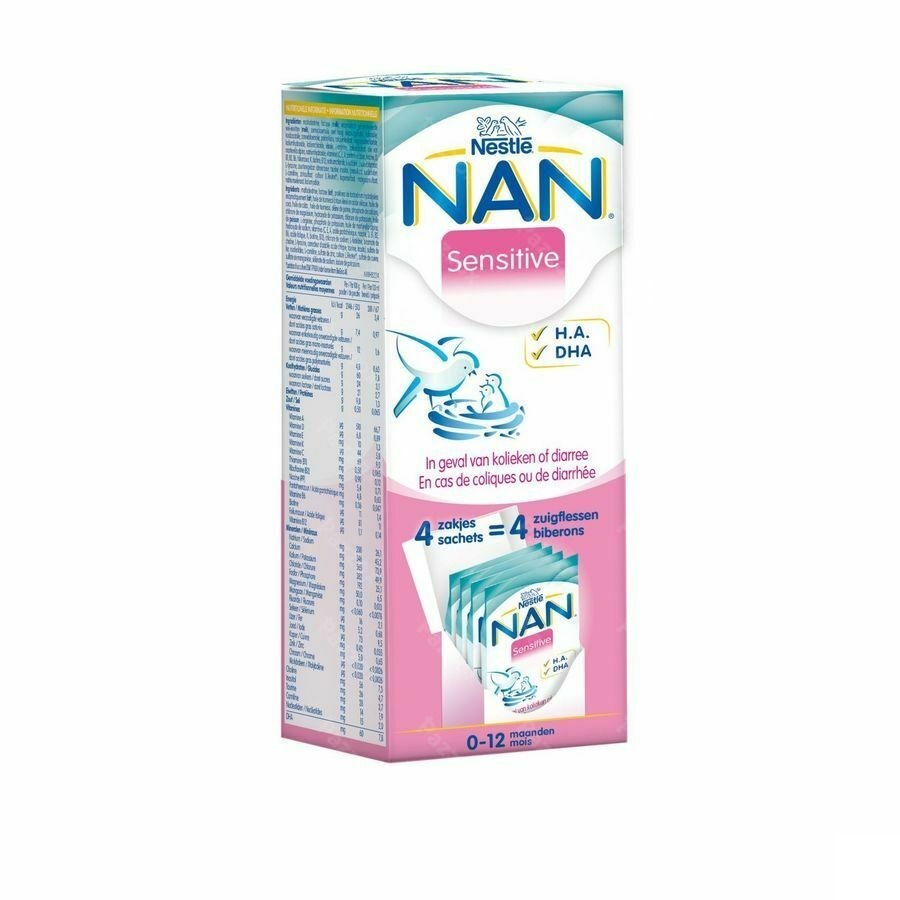 Nan Sensitive Lait Poudre 4x26,2g