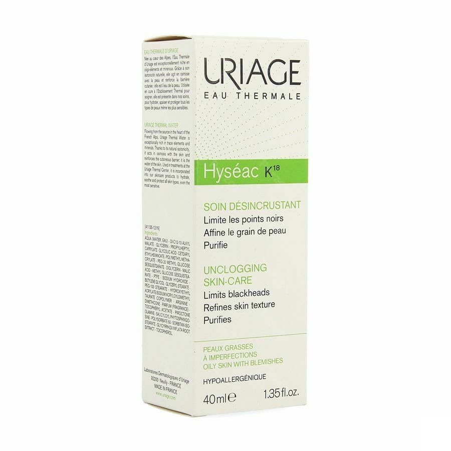 Uriage Hyseac K18 Tube 40ml