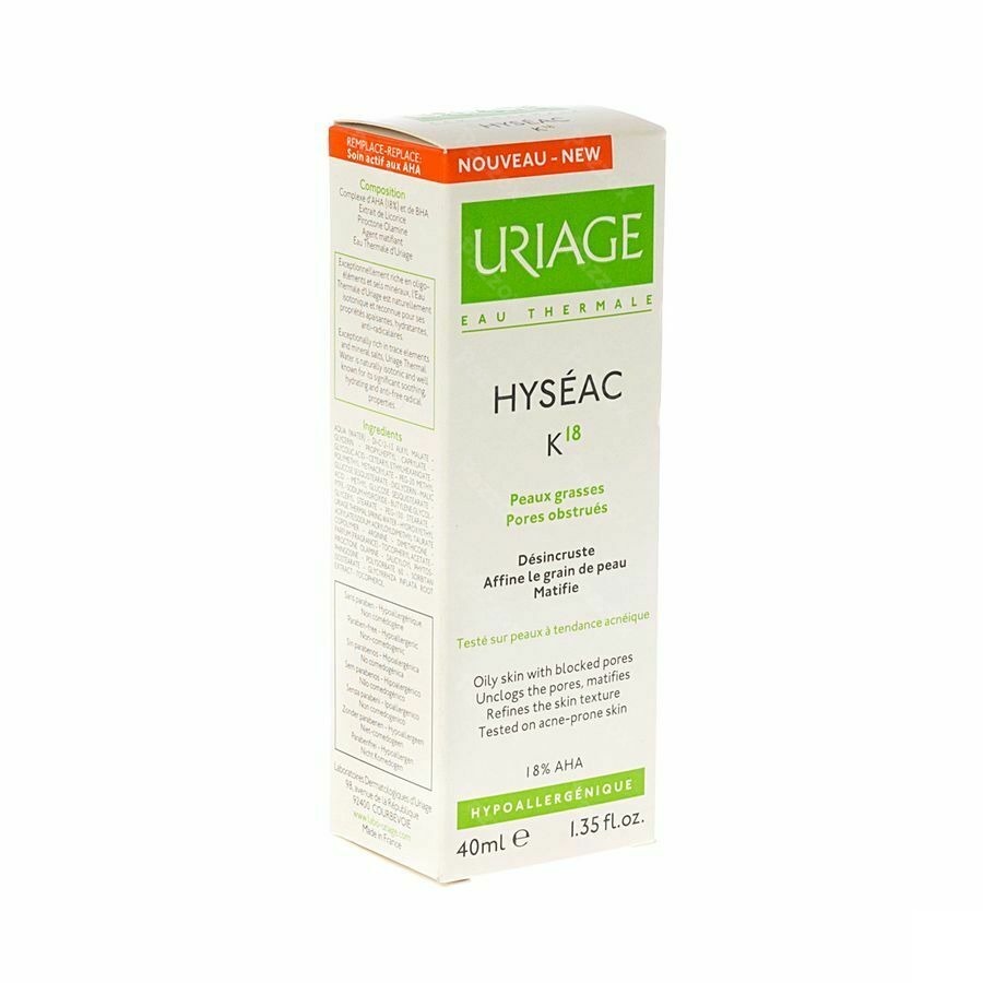 Uriage Hyseac K18 Tube 40ml