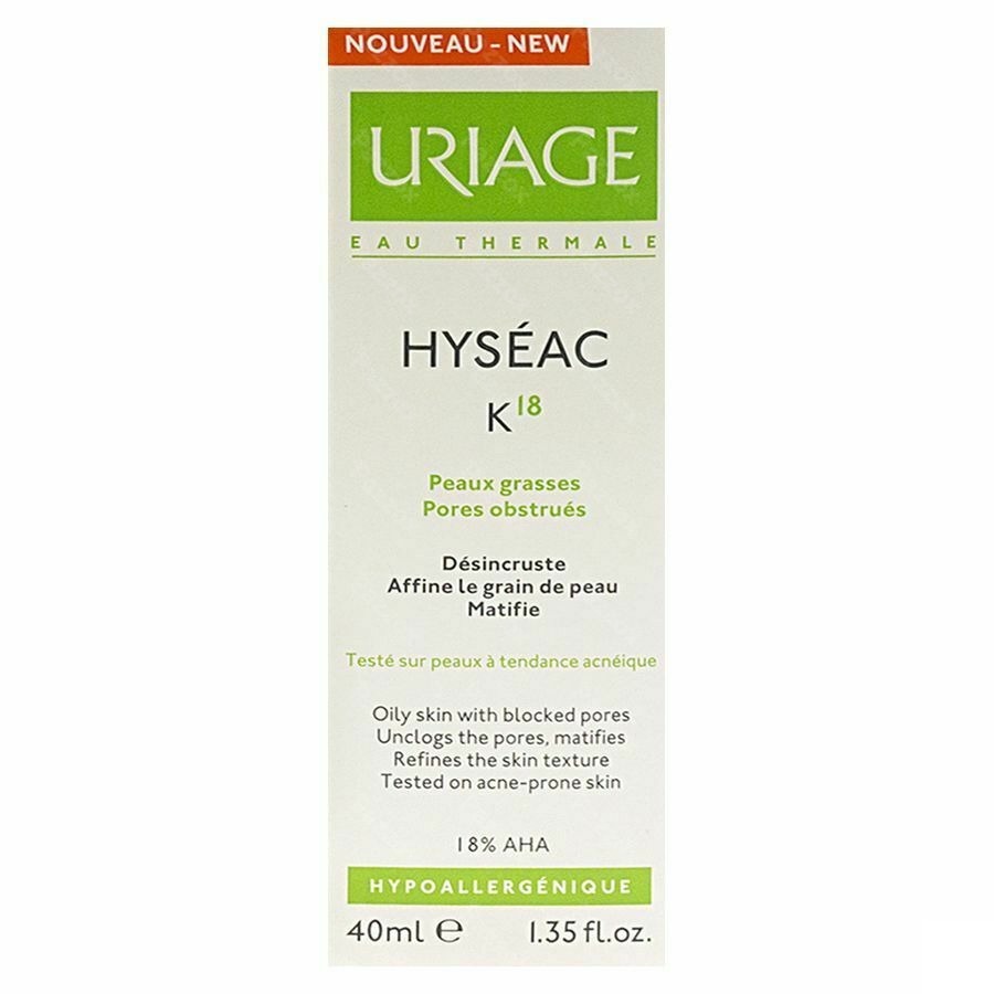 Uriage Hyseac K18 Tube 40ml