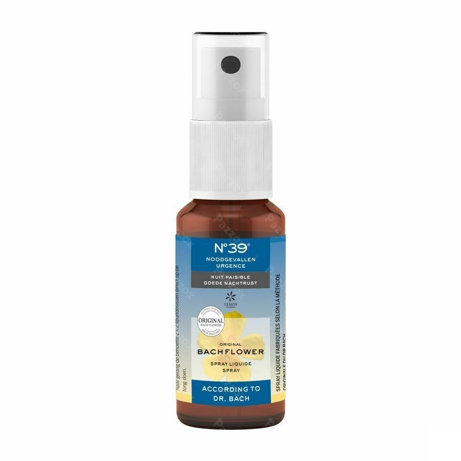 Fleurs de Bach Bio N°39 Urgence Nuit Spray 20ml