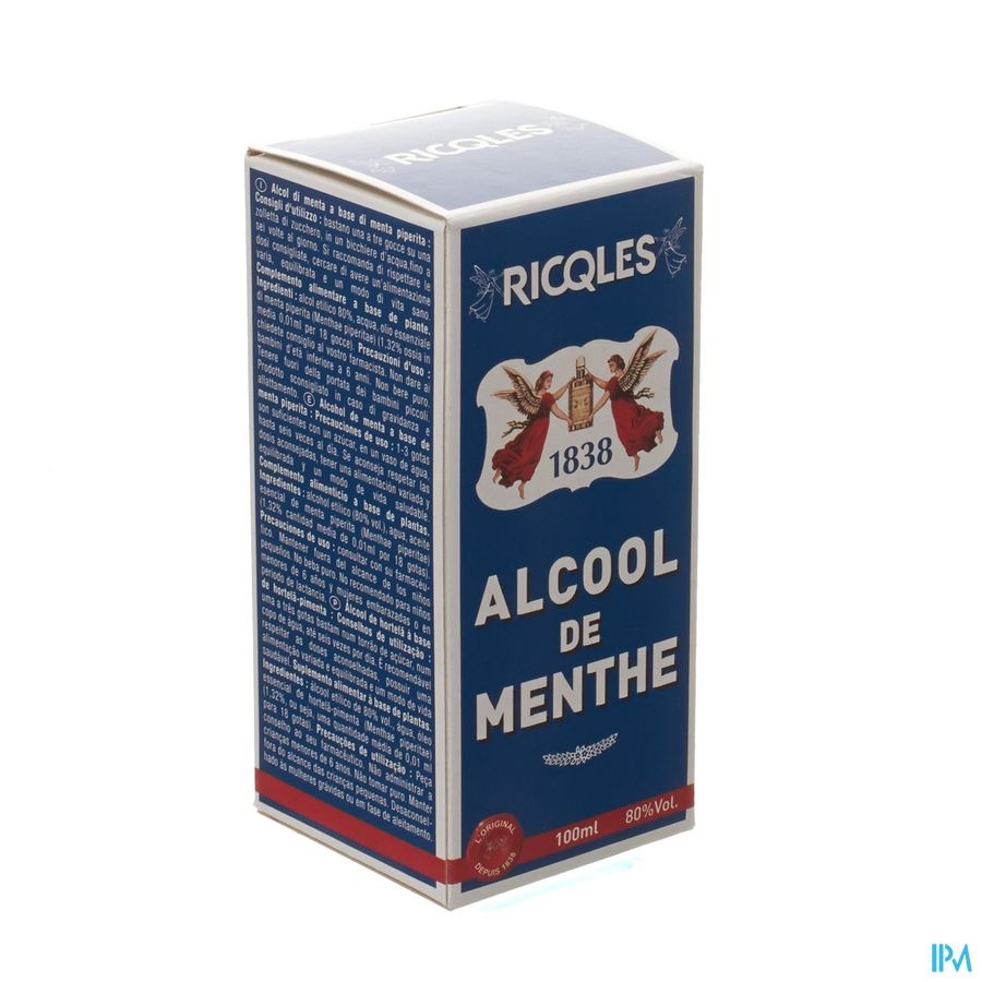 Ricqles Alcool De Menthe Fl 10cl