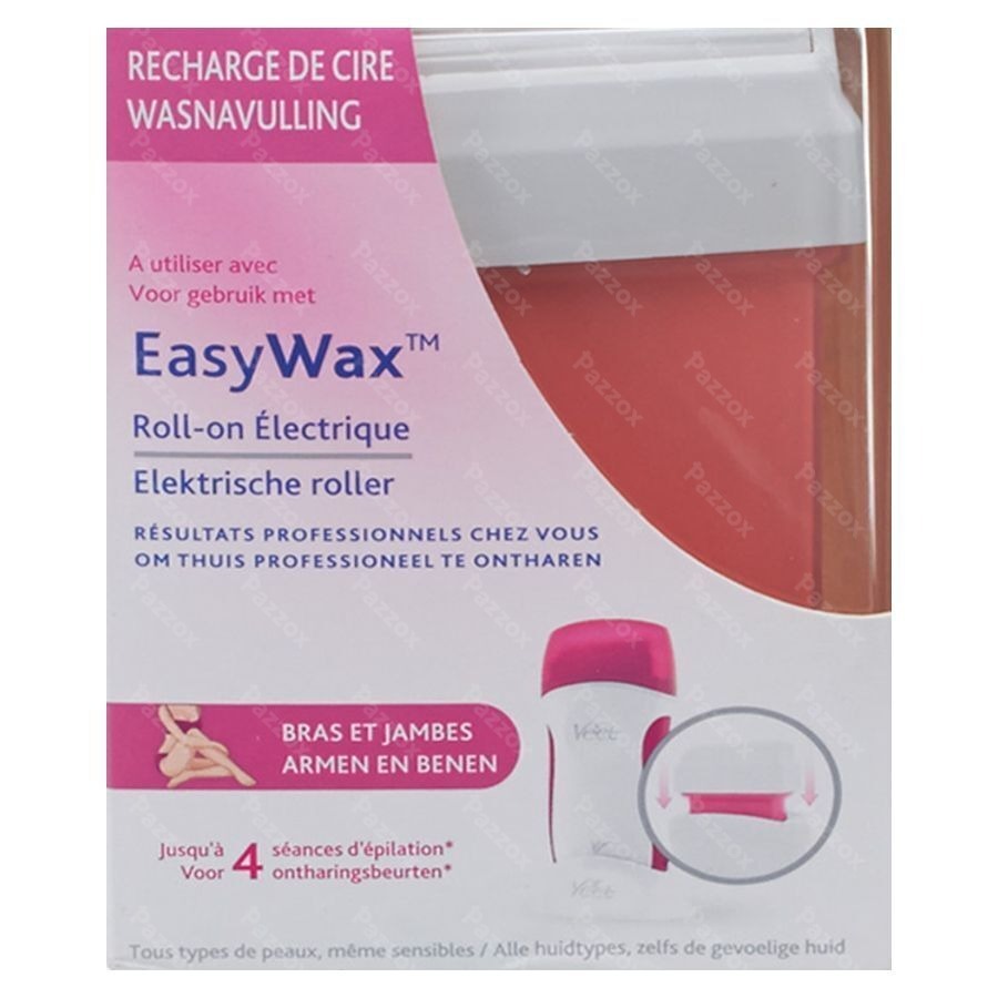 Veet Easy Wax Roll-on Electriq. Recharge Cire 50ml