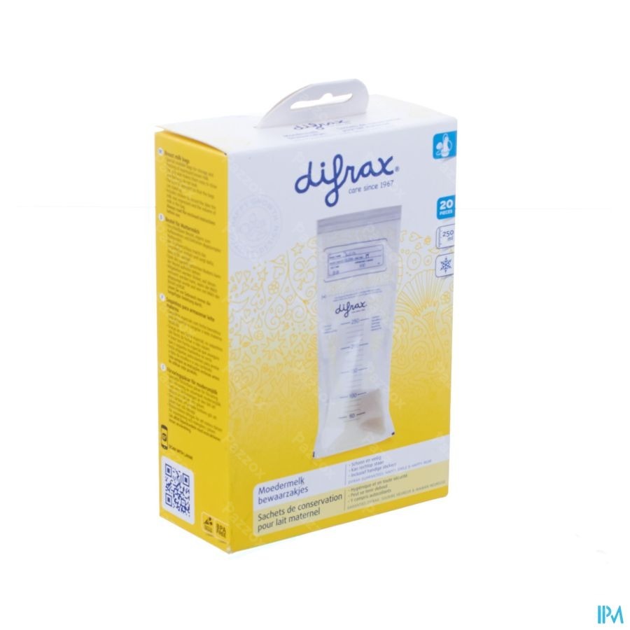 Difrax Btob Sachets Conservat. Pr Lait Matern. 613