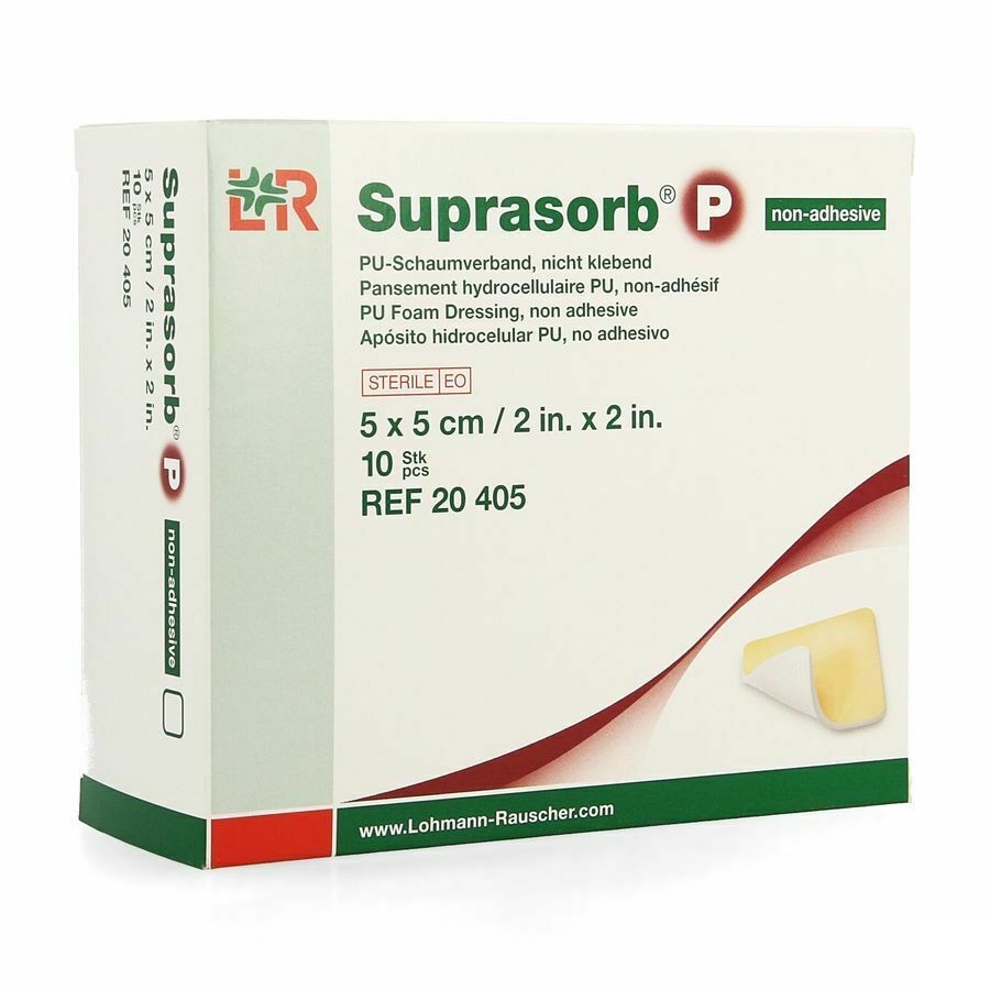 Suprasorb P Mousse Pu N/adh Wcl 5,0x 5,0 10 20405
