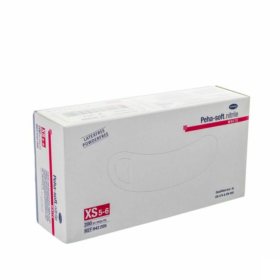 Peha Soft Gants Nitrile Blanc Xs 200 9422056