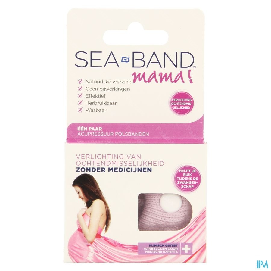 Sea Band Mama Grossese Bracelet Lila 2 Pièces