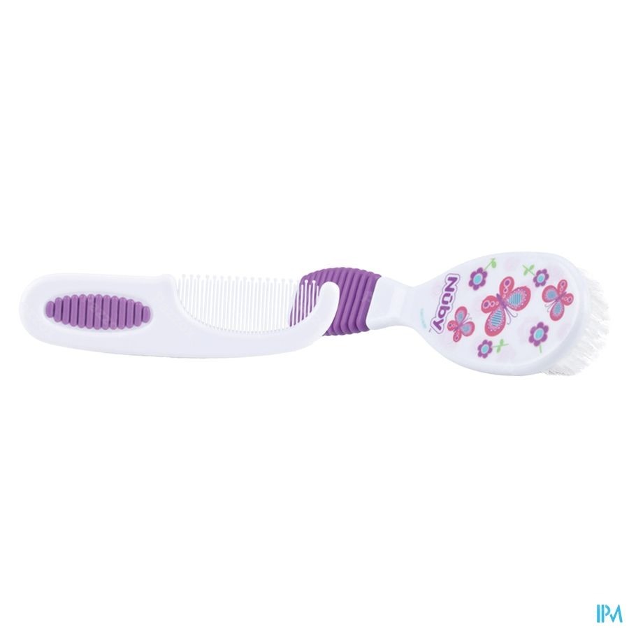 Nûby Set Brosse & Peigne - 3m+