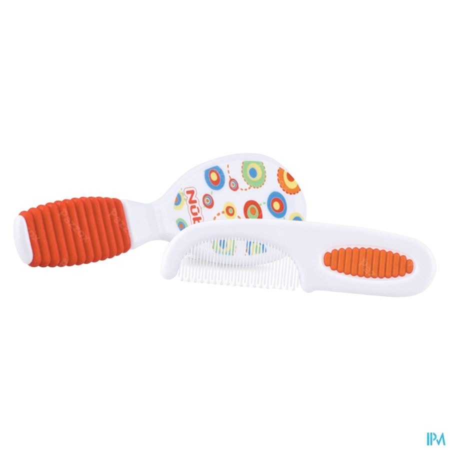 Nûby Set Brosse & Peigne - 3m+