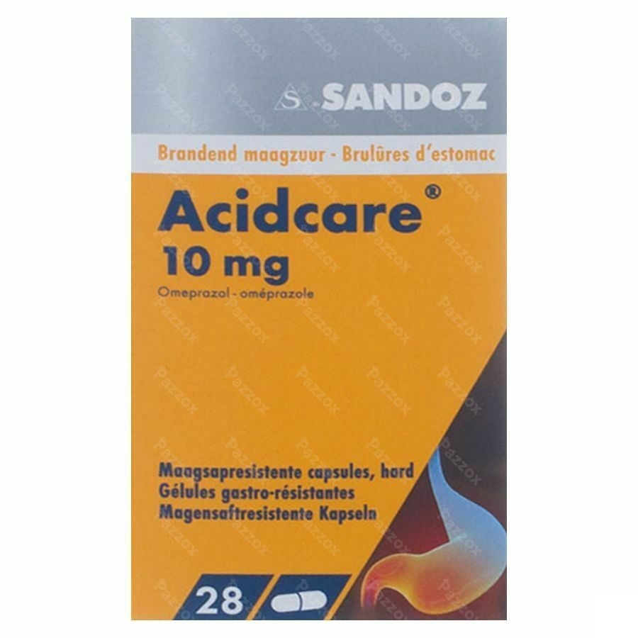 Acidcare 10mg Sandoz Caps Gastro Res 28 X 10mg