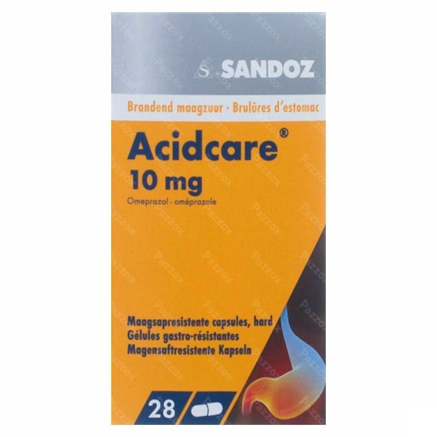 Acidcare 10mg Sandoz Caps Gastro Res 28 X 10mg
