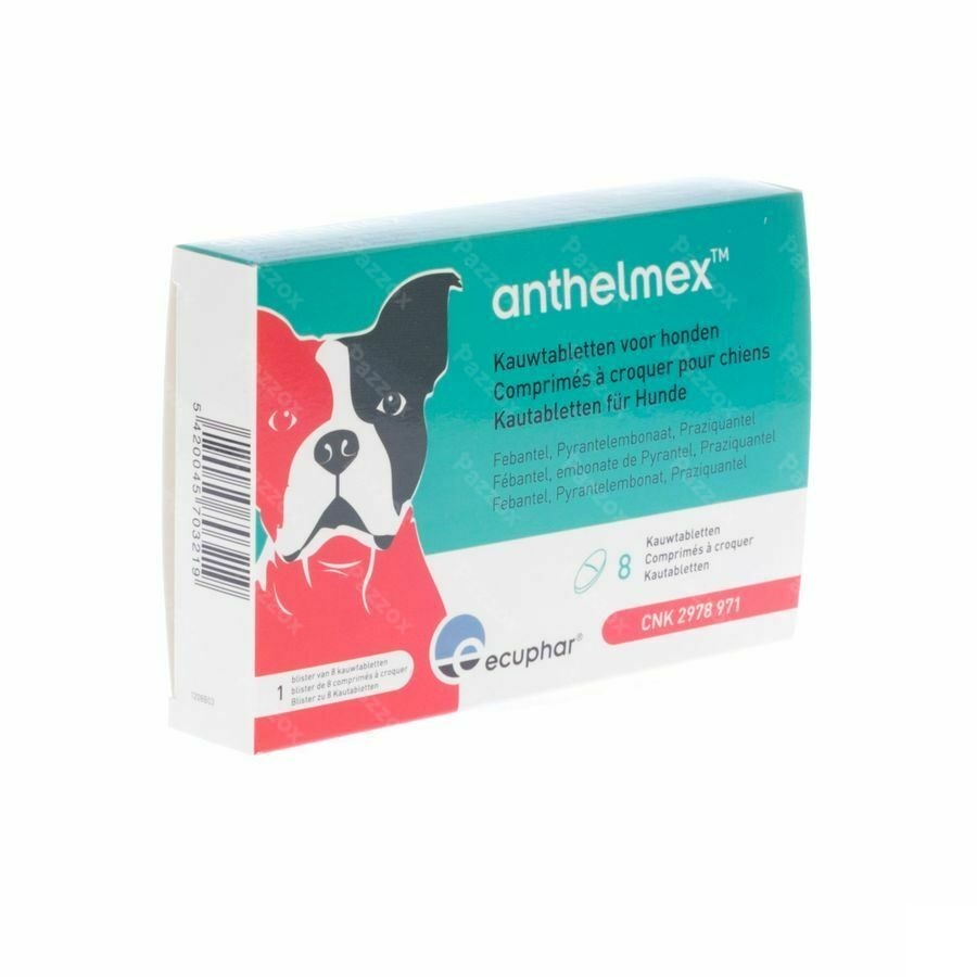 Anthelmex Chien 8 Comprimés à Croquer