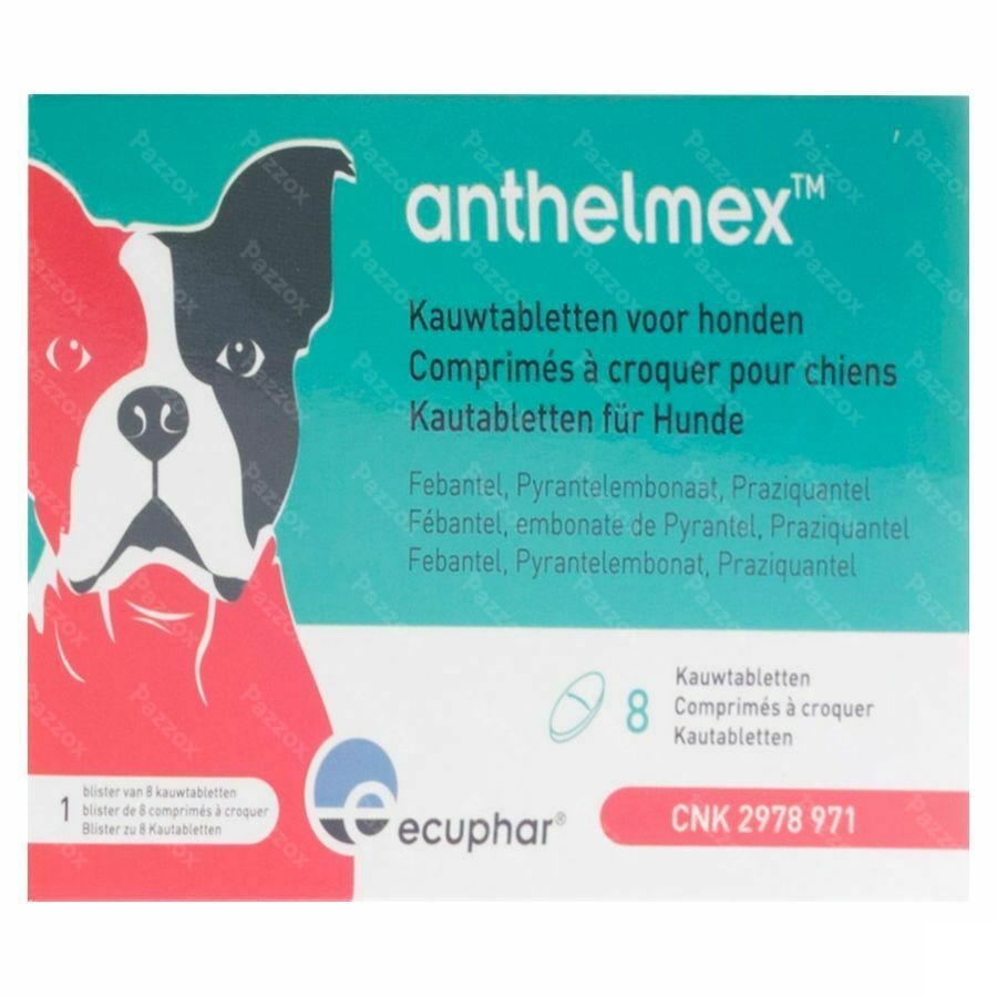 Anthelmex Chien 8 Comprimés à Croquer