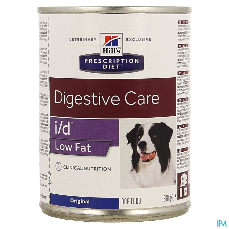 Prescription Diet Canine I/d Low Fat Blik 360g