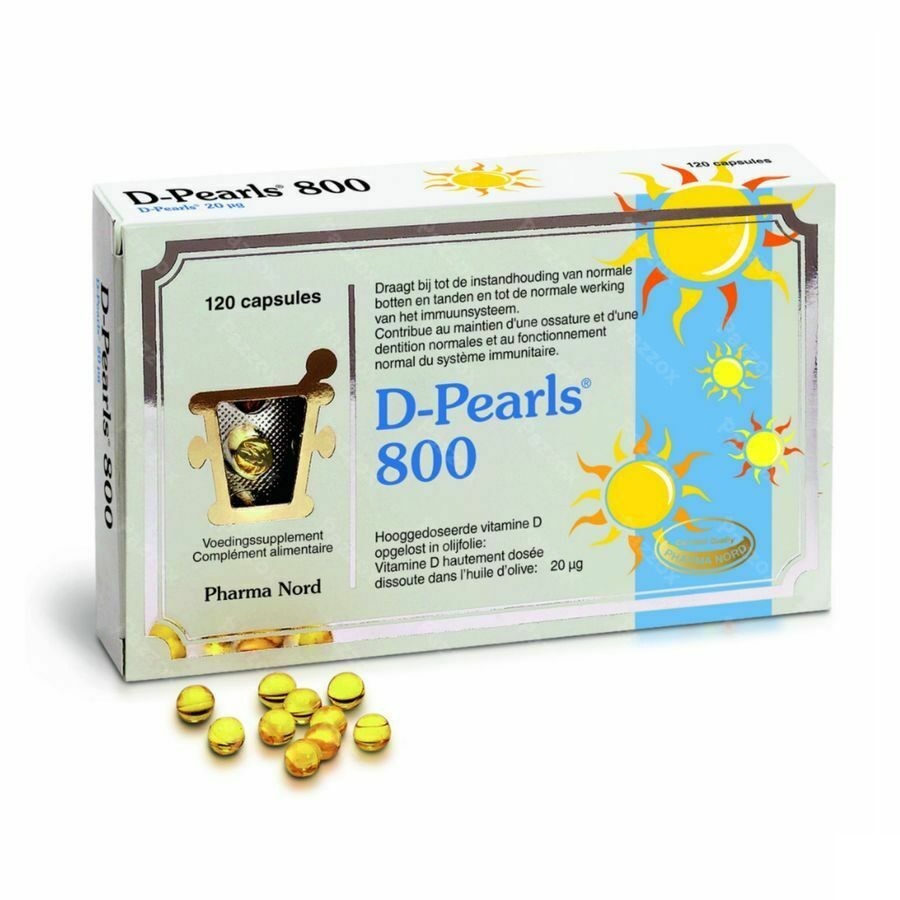 Pharma Nord D-Pearls 800 IU 120 Gélules