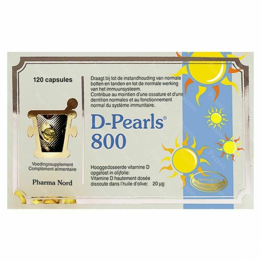 Pharma Nord D-Pearls 800 IU 120 Gélules