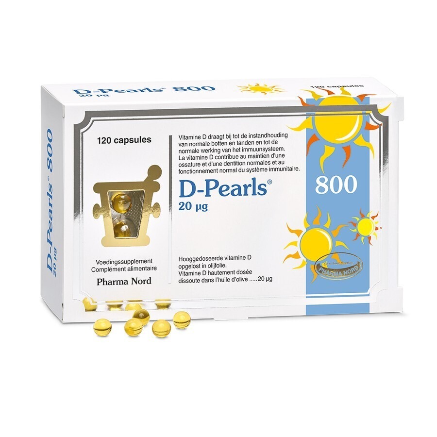 Pharma Nord D-Pearls 800 IU 120 Gélules