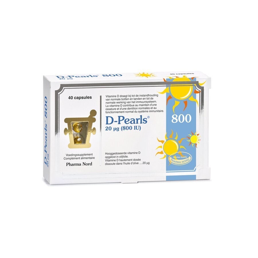 D-Pearls 800 40 Capsules