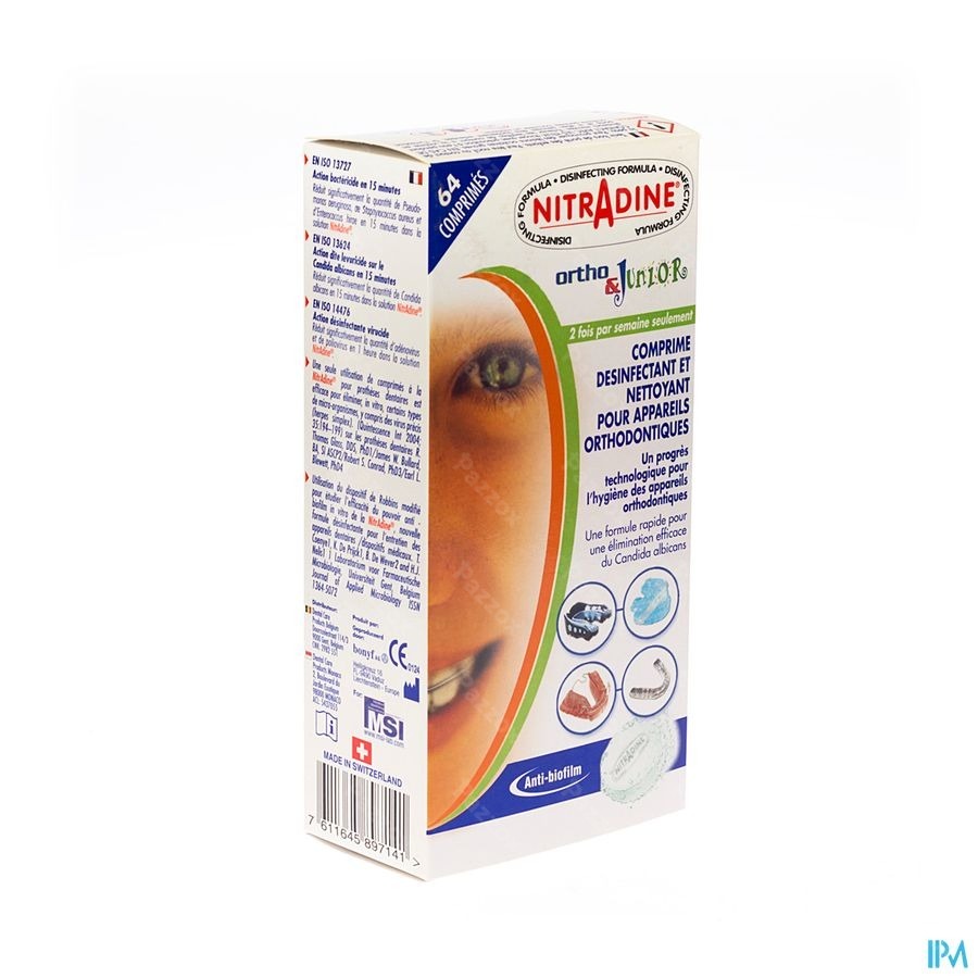 Nitradine Ortho & Junior Tabl 64
