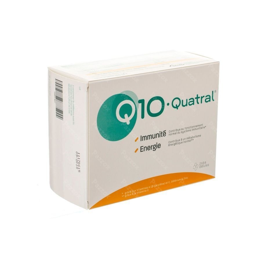 Q10-quatral Immunité & Energie 168 Capsules