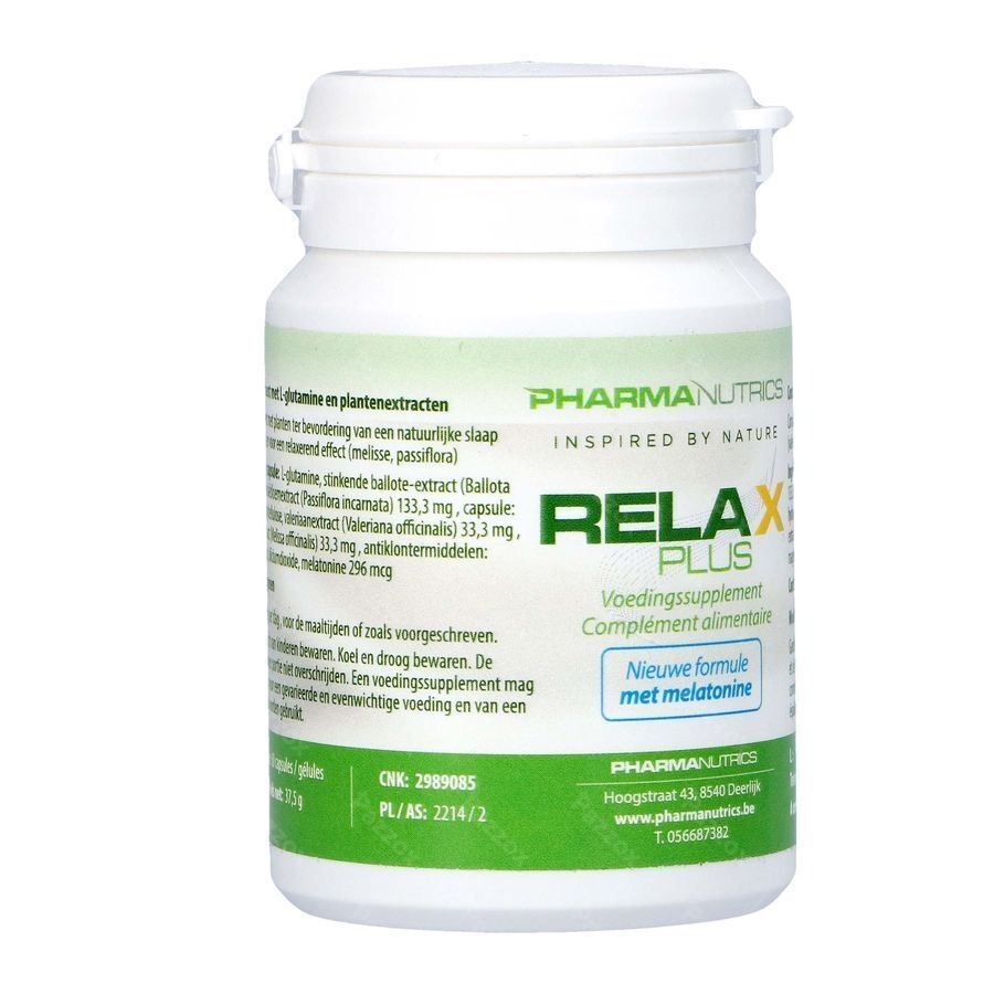 Relax Plus Vegecaps 60 Pharmanutrics