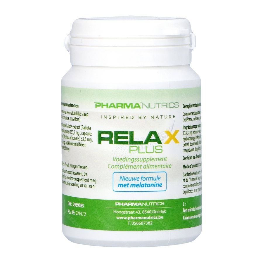 Relax Plus Vegecaps 60 Pharmanutrics