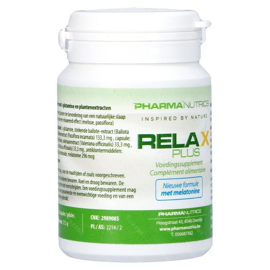 Relax Plus Vegecaps 60 Pharmanutrics