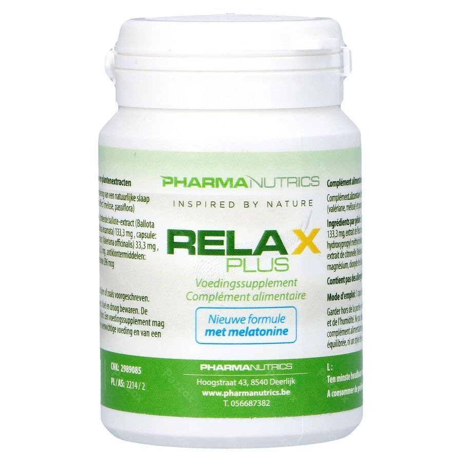 Relax Plus Vegecaps 60 Pharmanutrics