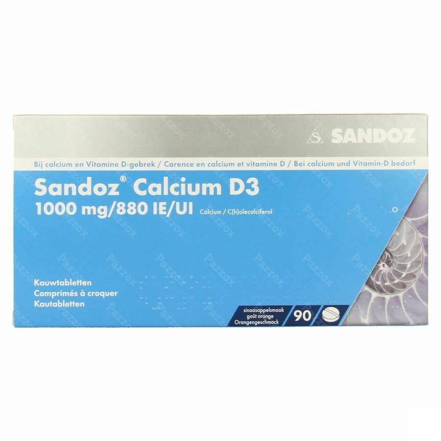 Sandoz Calcium D3 Comp A Macher 90x1000 mg/880ie
