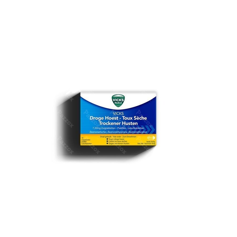 Vicks Vapotabs Antitussif Comp Sucer 12