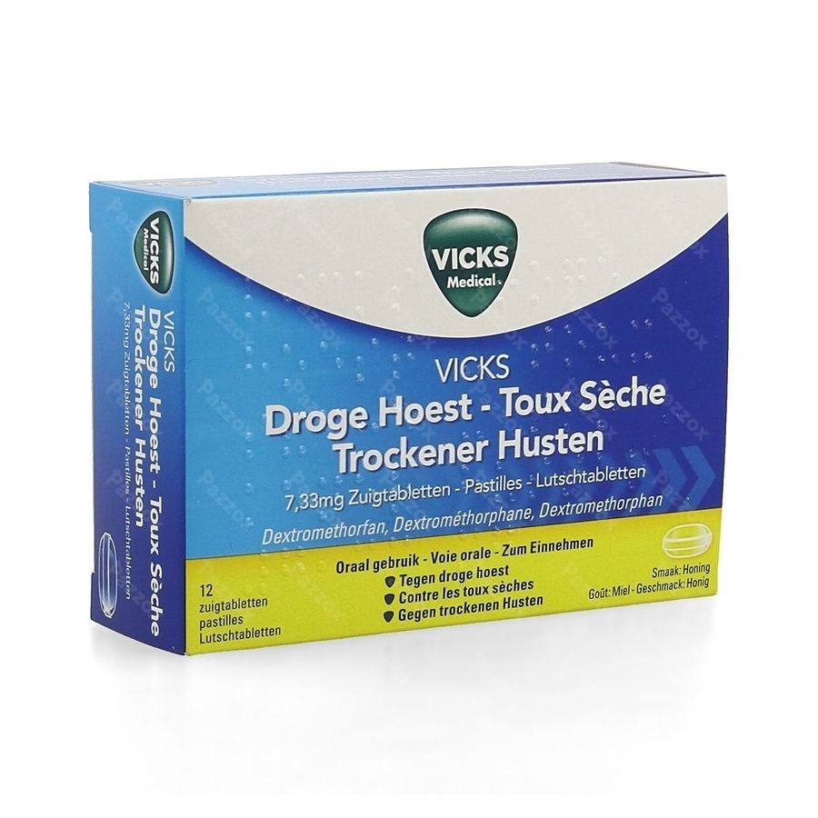 Vicks Vapotabs Antitussif Comp Sucer 12