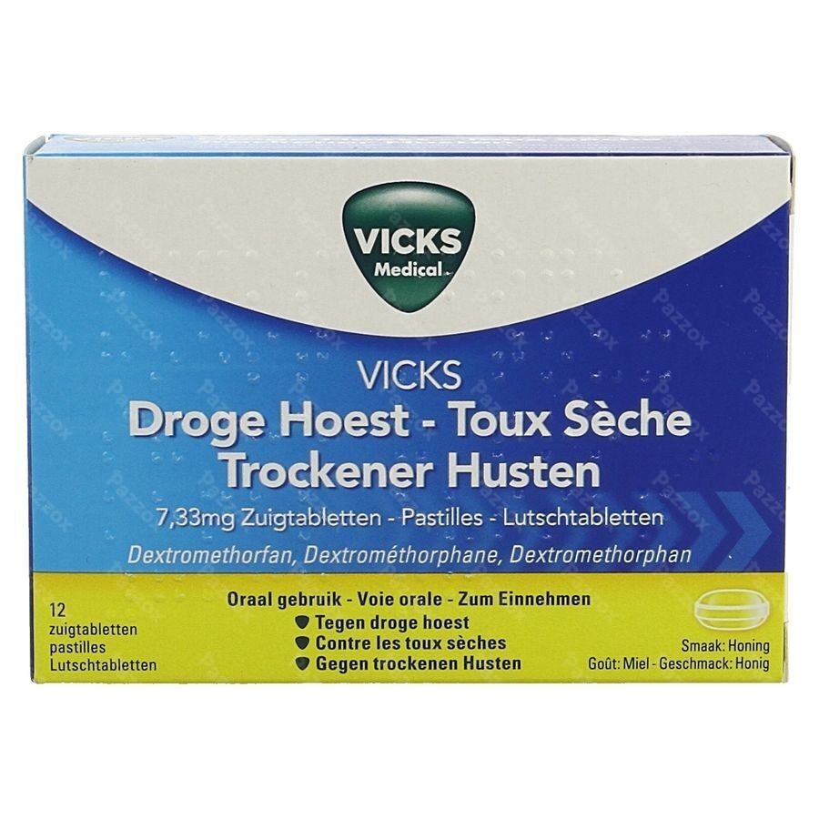 Vicks Vapotabs Antitussif Comp Sucer 12