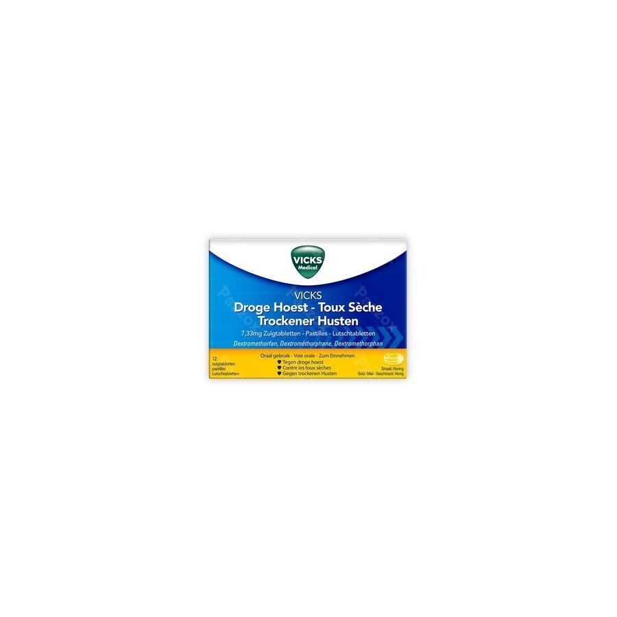 Vicks Vapotabs Antitussif Comp Sucer 12