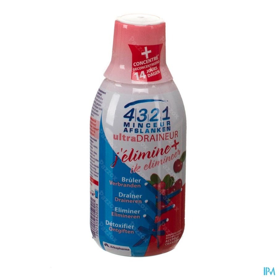 4321 Ultra Draineur Acerola-cranberry 280ml