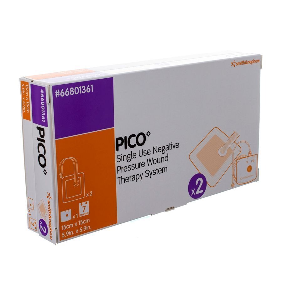 Pico Cp Sterile Silicone 15x15cm 1x2 66801361