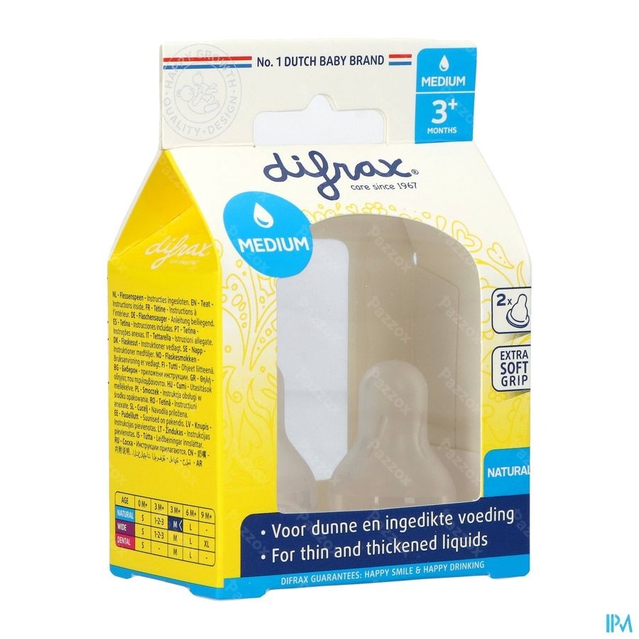 Difrax Tetine Natural Medium 672