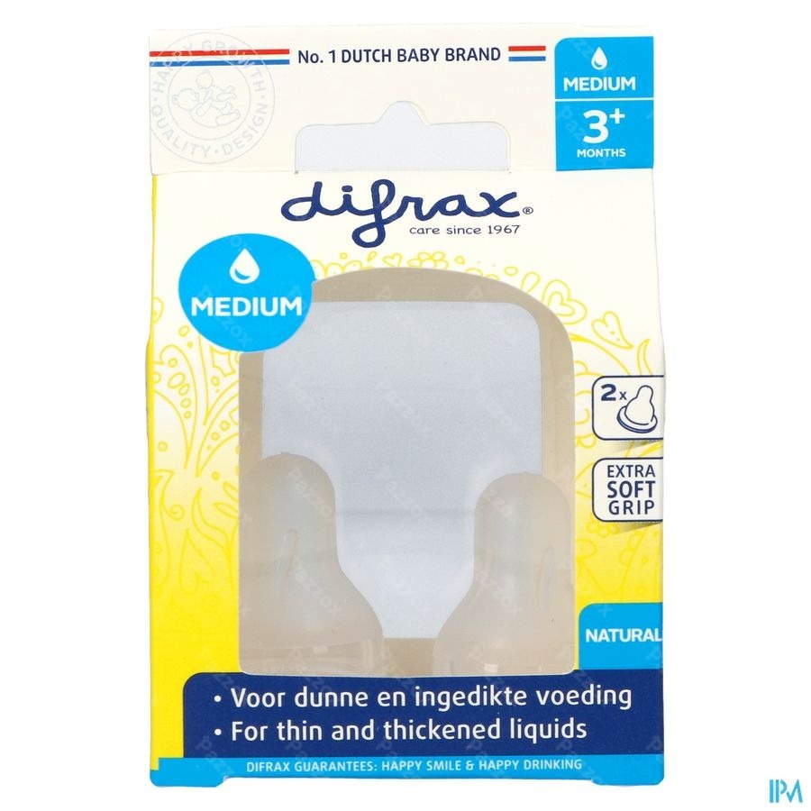 Difrax Tetine Natural Medium 672
