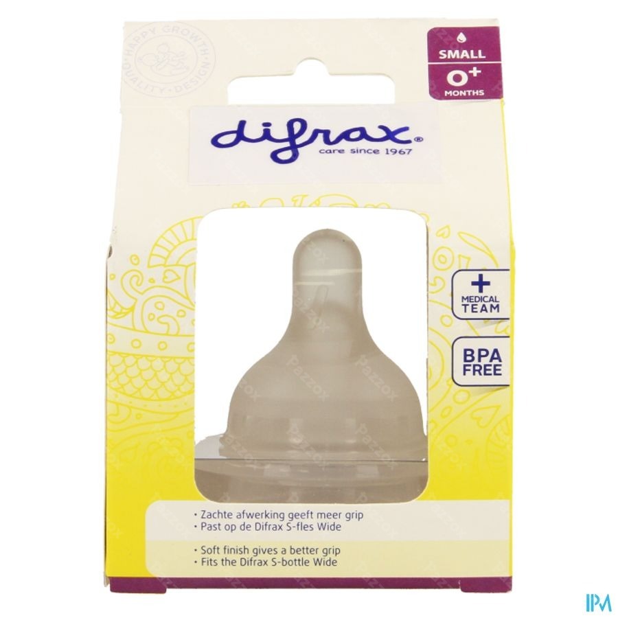 Difrax Tetine Natural Wide Small 675