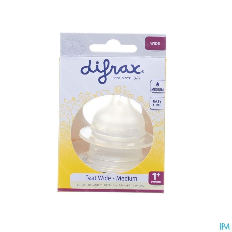 Difrax Tetine Natural Wide Medium 676